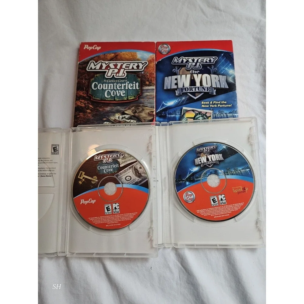 Mystery P.I. PC‎ Games Lot Of 2